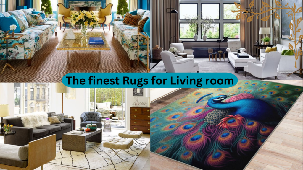 Diamond, peacock ,Stylish rugs for living room