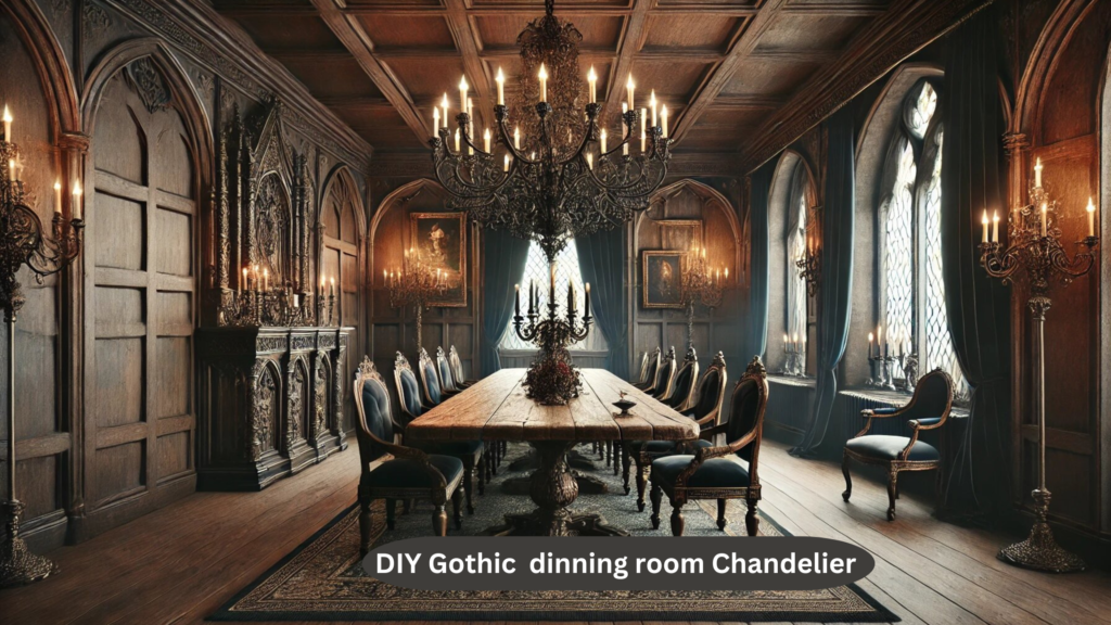a large, weathered wooden dining table with intricate carvings.
