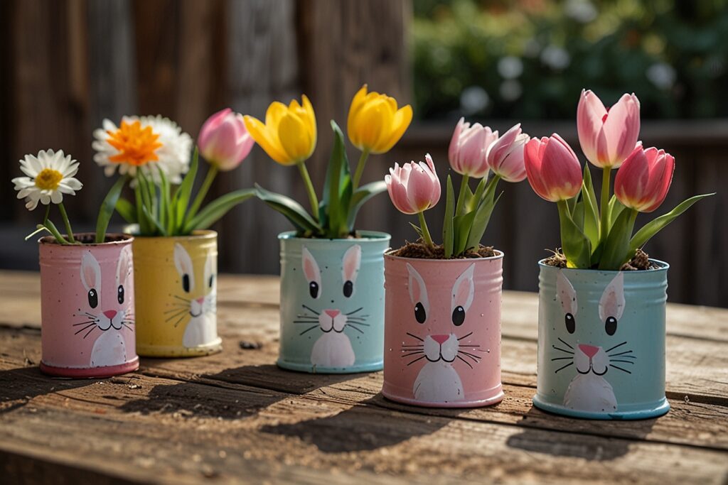 Inflatable Easter Tiny bunny Characters for patio